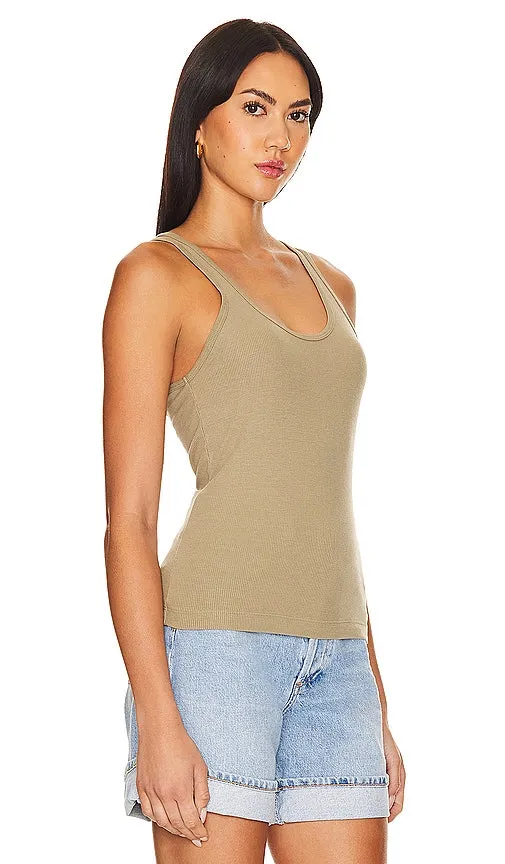 AGOLDE Bianca Tank in Beige