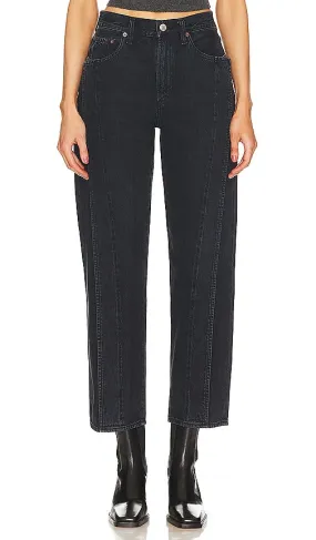 AGOLDE Fold Wide Leg in Black