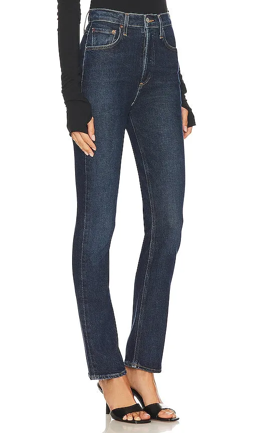 AGOLDE Freya Ultra High Rise Slim in Blue