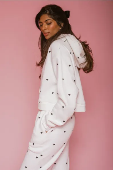 Core Hoodie | All Over Tiny Heart