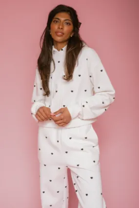 Core Hoodie | All Over Tiny Heart