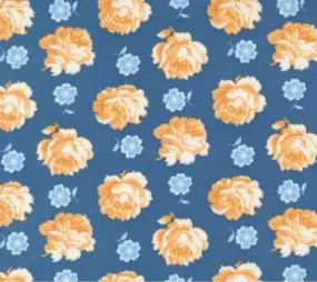 Denim & Daisies Denim Skirt Florals Denim Yardage