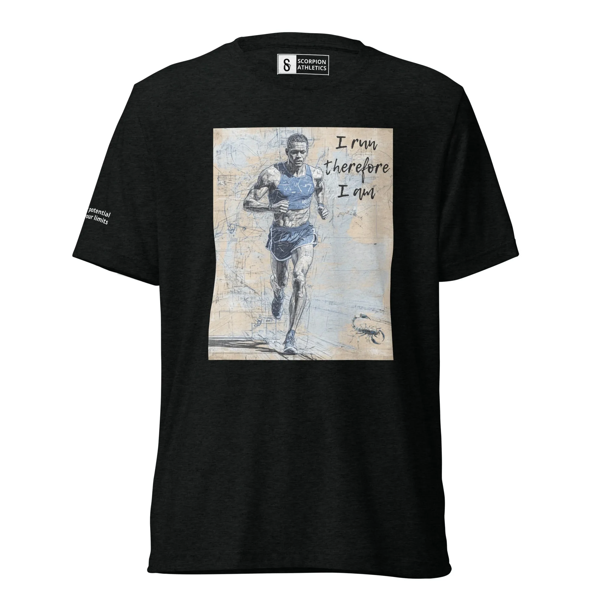 DUO MODERN's "I Run Therefore I Am" T-shirt