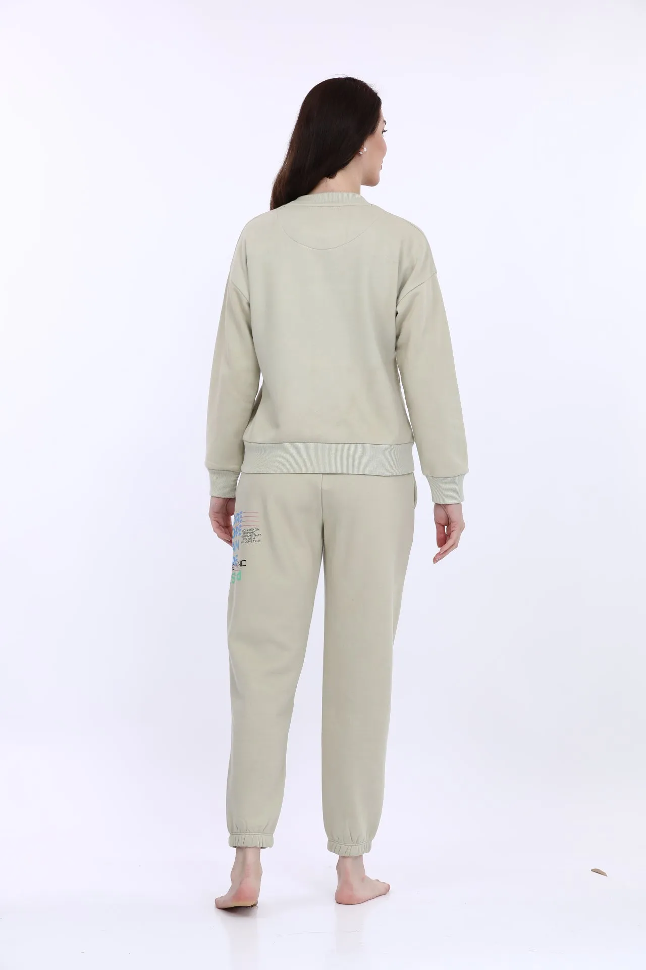 Fleece Winter Beige Co-ord Set
