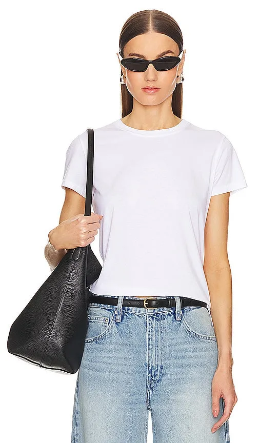 FRAME Baby Tee in White