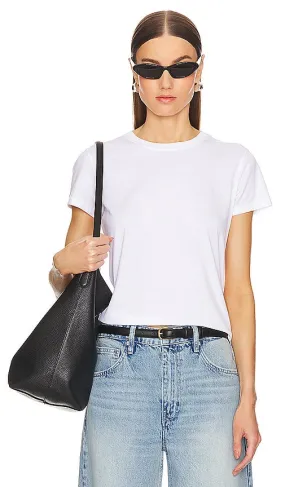 FRAME Baby Tee in White