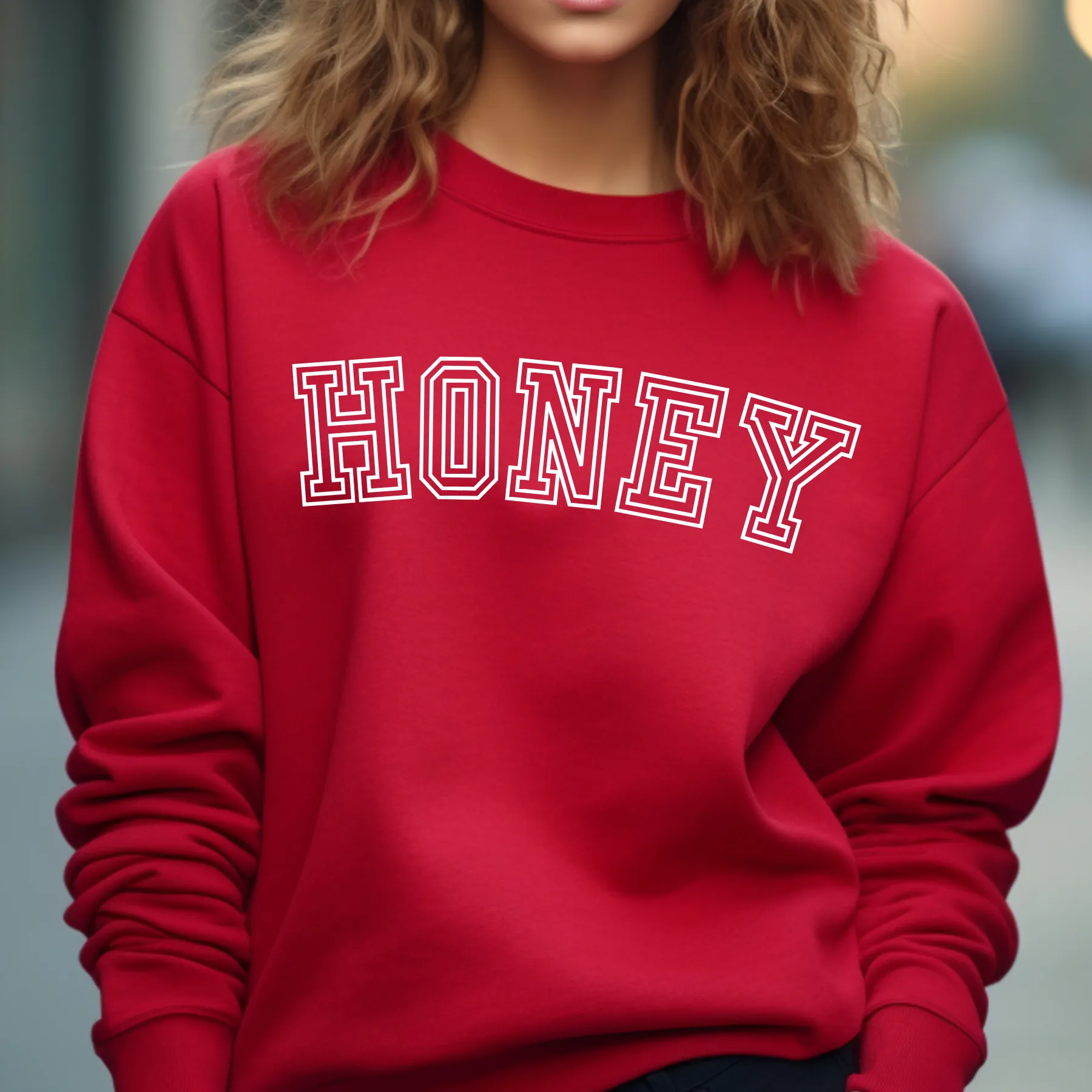 Honey Bliss Women's Cozy Sweatshirt