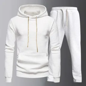 Men's Hoodie & Jogger Set: Relaxed Fit, Drawstring Hoodie