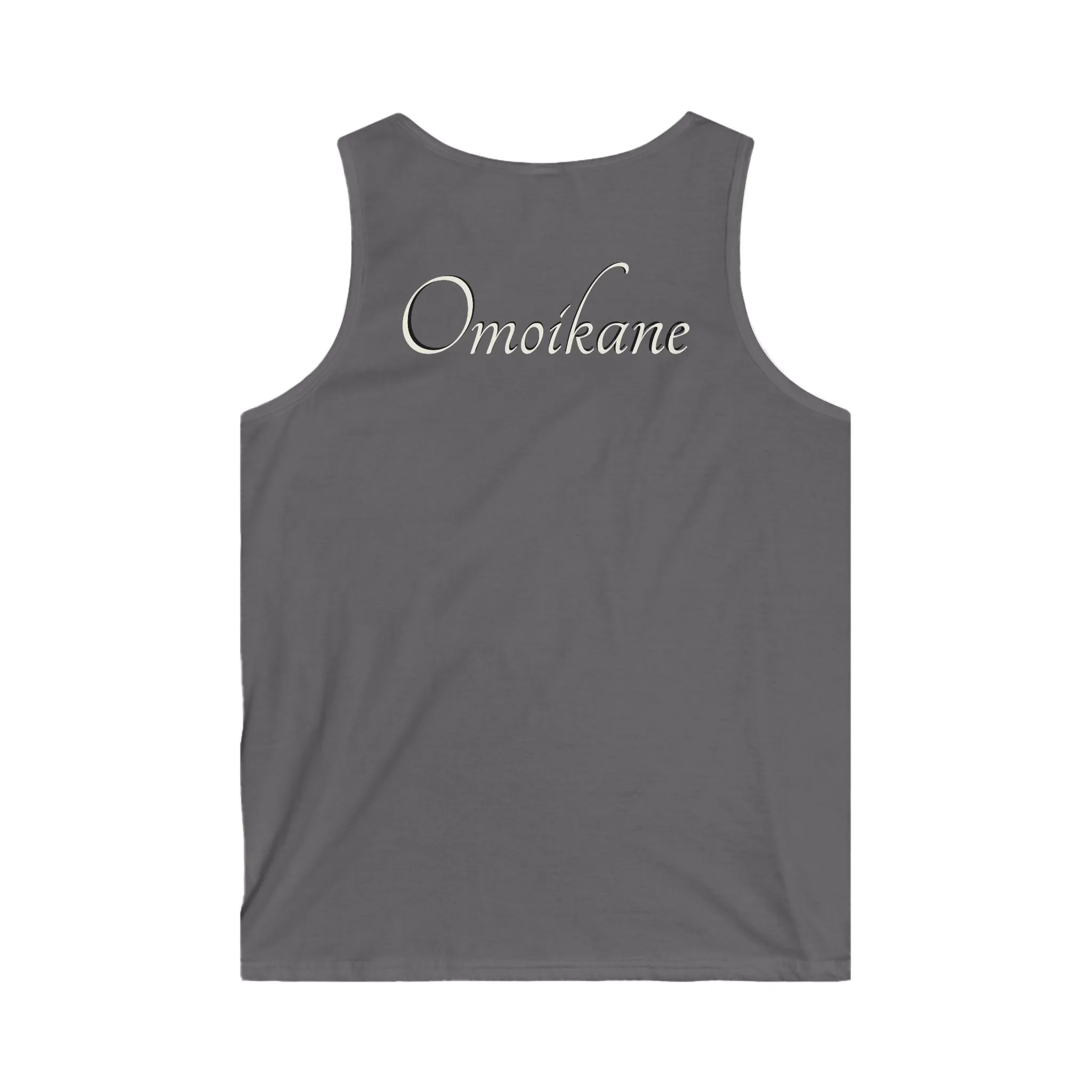 Men's Softstyle Tank Top - Omoikane Graphic Design for Summer Vibes