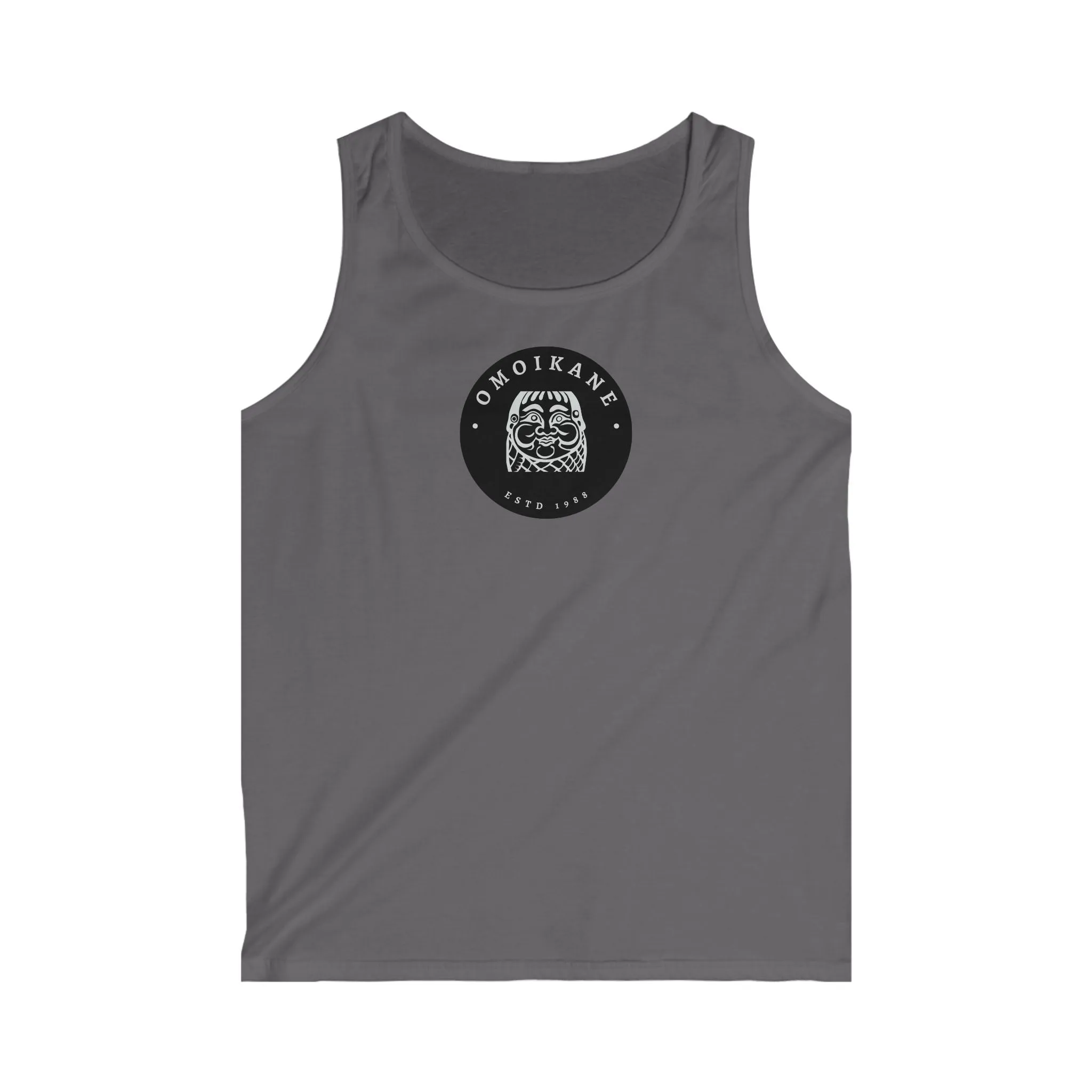 Men's Softstyle Tank Top - Omoikane Graphic Design for Summer Vibes