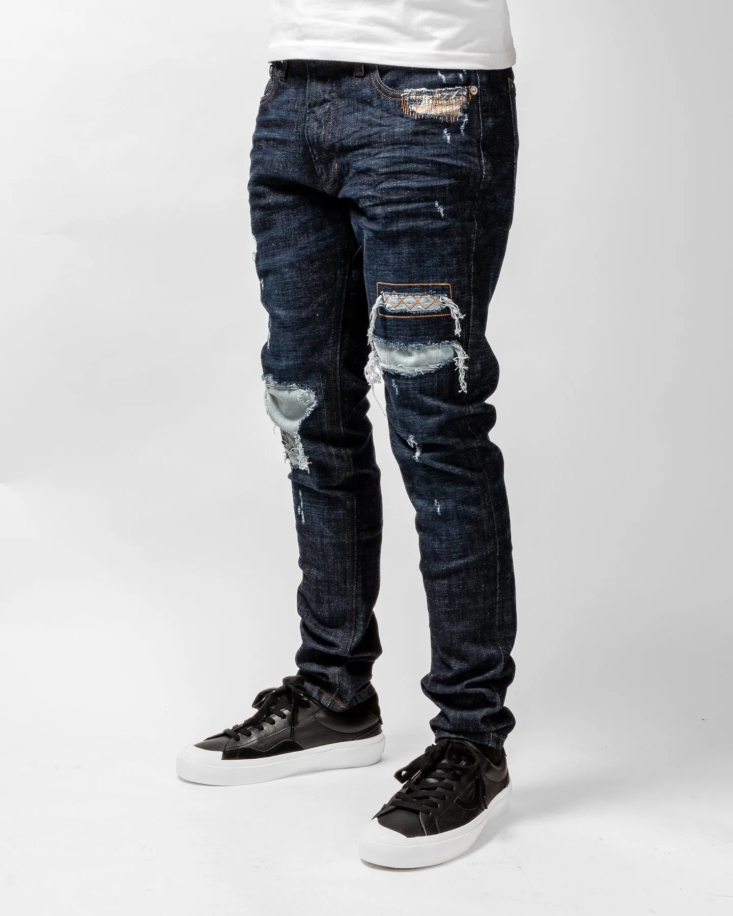 Mursaki Denim Brute Repair Jean (Rinse Indigo) 340-109DB