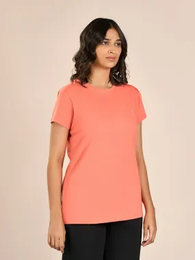 Peach CRL Solid T-Shirt