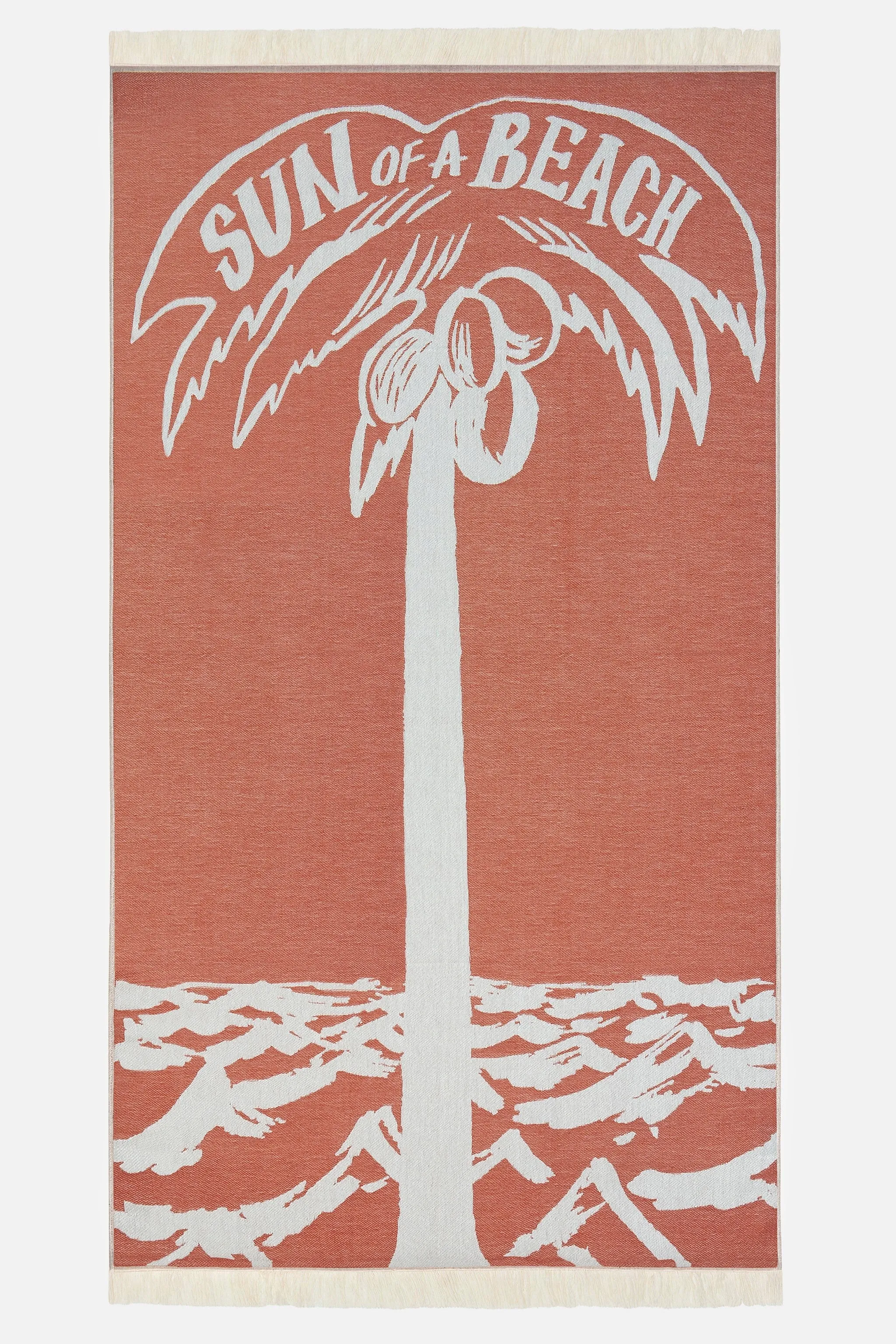 Sun of a Palm Coppertone | Feather Beach Towel