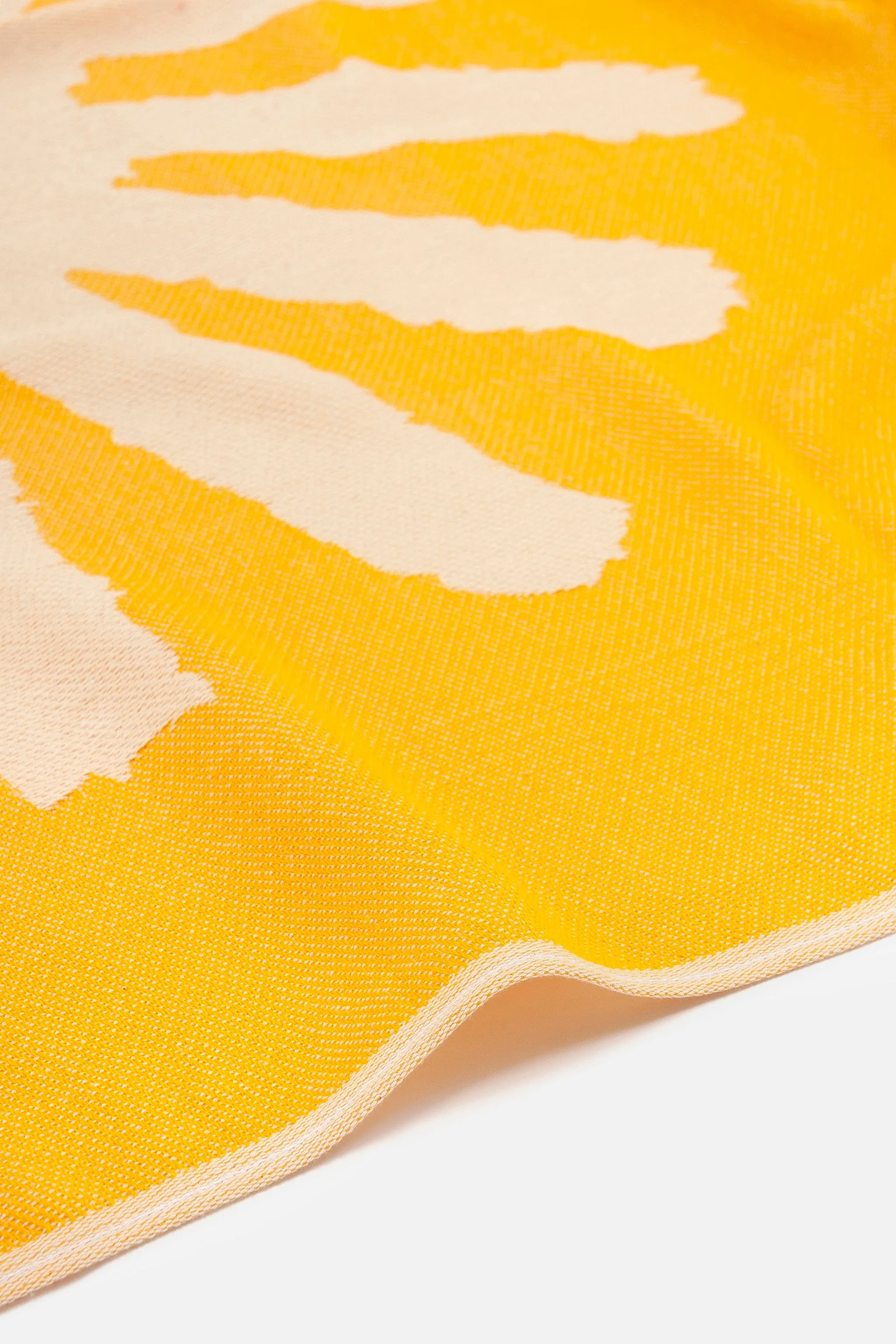 You Are The Sun Super Yellow | Feather Beach Towel